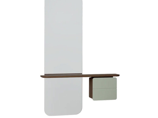 Καθρέπτης Τοίχου One More Look 5820C5620-8 78x15x118cm Dark Oak Nuance Olive Umage