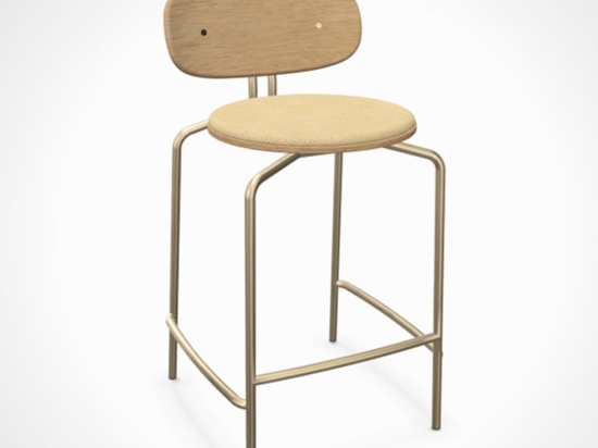 Σκαμπό Curious 5919-1C719-11 49x51x88.7cm Brass Summer Shine