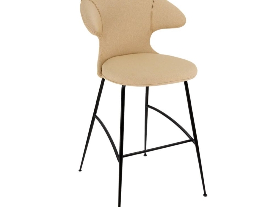Σκαμπό Μπάρ Time Flies 590-11C5912-3 51x56x112cm Summer Shine-Black Umage