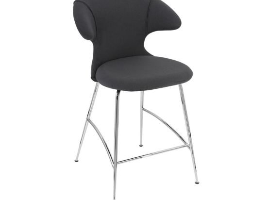Σκαμπό Time Flies 590-04C5913-2 51x56x102cm Shadow-Chrome Umage
