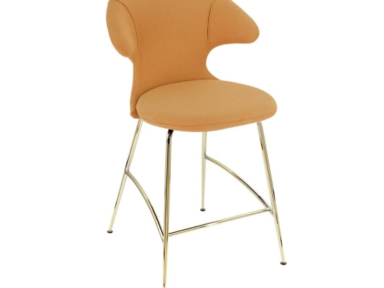 Σκαμπό Time Flies 590-06C5913-1 51x56x102cm Tangerine-Brass Umage