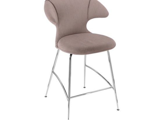 Σκαμπό Time Flies 590-07C5913-2 51x56x102cm Monrose-Chrome Umage