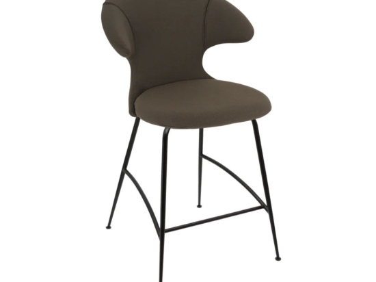 Σκαμπό Time Flies 590-10C5913-3 51x56x102cm Mocca-Black Umage