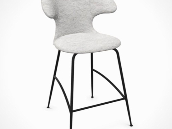 Σκαμπό Time Flies 590-18C5913-3 51x56x102cm Teddy White-Black Umage