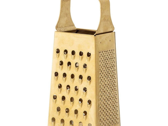 Τρίφτης 4 Πλευρών 82048918 8,5x18,5x6,5cm Gold Bloomingville Ανοξείδωτο Ατσάλι
