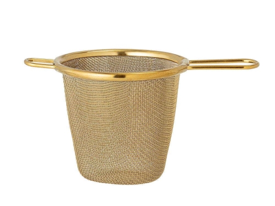 Σουρωτήρι Τσαγιού Thesi 82048921 13,5x7x7cm Gold Bloomingville Ανοξείδωτο Ατσάλι