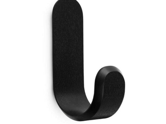 Κρεμάστρα Curve 331551 5,3x10x17,7cm Black Normann Copenhagen Ξύλο