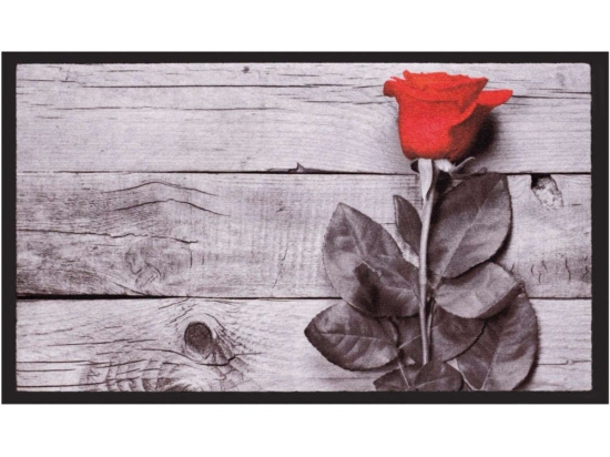 Πατάκι Εισόδου Image Rose 172 45x75cm Beige-Red Sdim 45X75