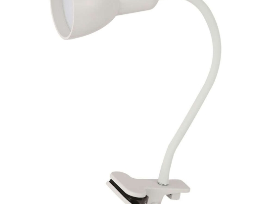 Φωτιστικό Γραφείου Με Κλιπ VK/04237/W/D Φ7x37cm Led 280lm 5W 5000K White VKLed