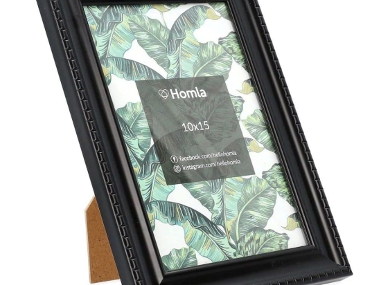 Κορνίζα Lens 164552 10x15cm Black Πλαστικό,Mdf