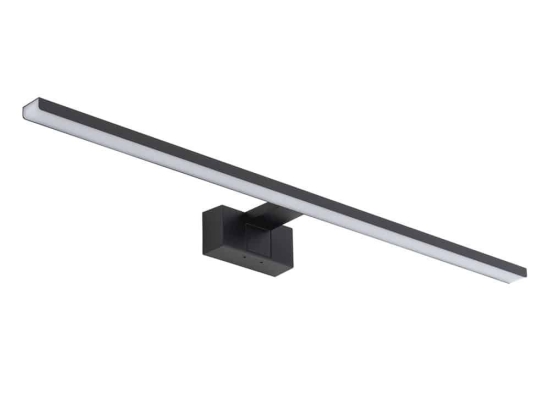 Φωτιστικό Μπάνιου Επιτοίχιο Cezanne L 10671 80x12,8x5cm 15W Led 3000K Black Nowodvorski