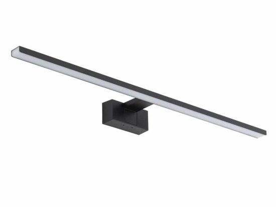 Φωτιστικό Μπάνιου Επιτοίχιο Cezanne L 10678 80x12,8x5cm Led 15W 4000K Black Nowodvorski