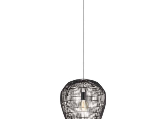 Φωτιστικό Οροφής Haiti S 11166 43x160cm 1xE27 25W Black Nowodvorski