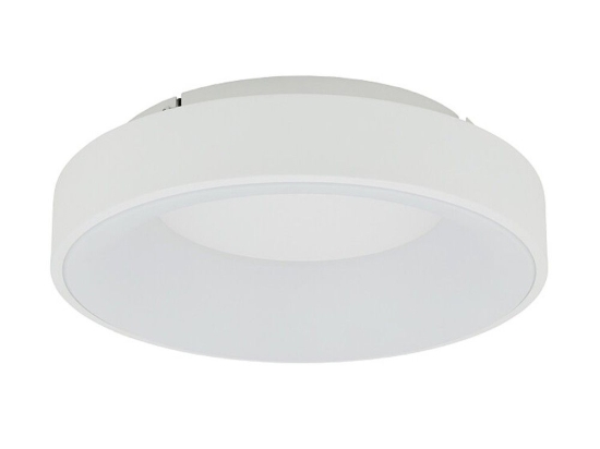 Φωτιστικό Οροφής - Πλαφονιέρα Nikki Round 11200 38x9,5cm 32W Led 3000K White Nowodvorski