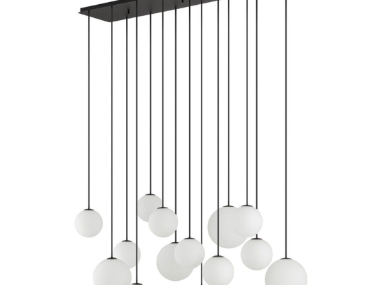 Φωτιστικό Οροφής - Ράγα Snowball XIV 11408 100x130cm 14xG9 12W LED Black-White Nowodvorski