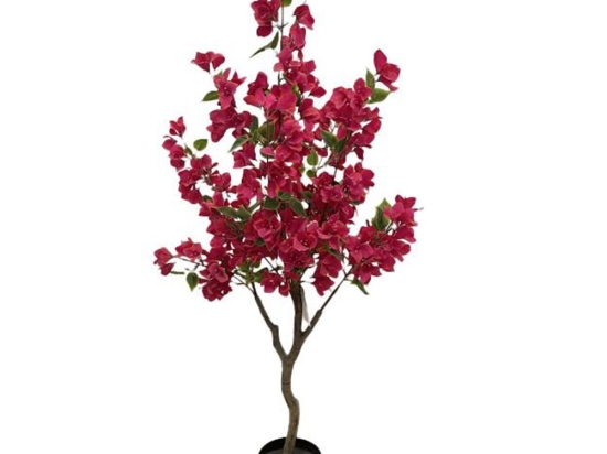 Τεχνητό Δέντρο Μπουκαμβίλια NP_70_120 120cm Green-Fuchsia NewPlan Πλαστικό, Ύφασμα