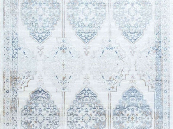 Χαλί Barocco D185A1N Cream-Blue Ezzo 200X290cm