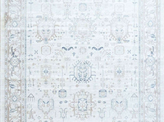 Χαλί Barocco D187A1N Cream-Blue Ezzo 200X290cm