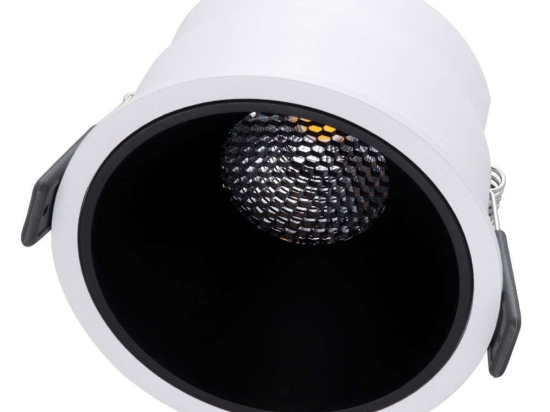 Φωτιστικό Οροφής - Σποτ Χωνευτό Pluto-B 60258 15W Led Φ10,4x6,5cm White-Black GloboStar