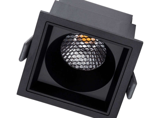 Φωτιστικό Οροφής - Σποτ Χωνευτό Pluto-M 60275 10W Led 8,4x8,4x5,9cm Black GloboStar