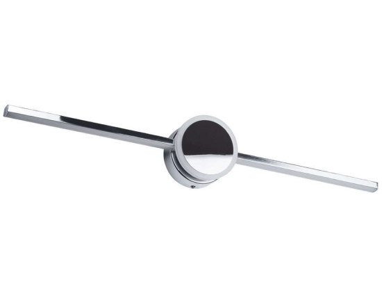 Φωτιστικό Τοίχου-Απλίκα Opal 60455 60x6x10cm Led 1600lm 14W 4500K Chrome GloboStar Αλουμίνιο