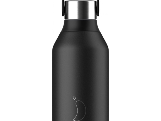 Μπουκάλι - Θερμός S2 350ml Abyss Black Chilly’s Ανοξείδωτο Ατσάλι