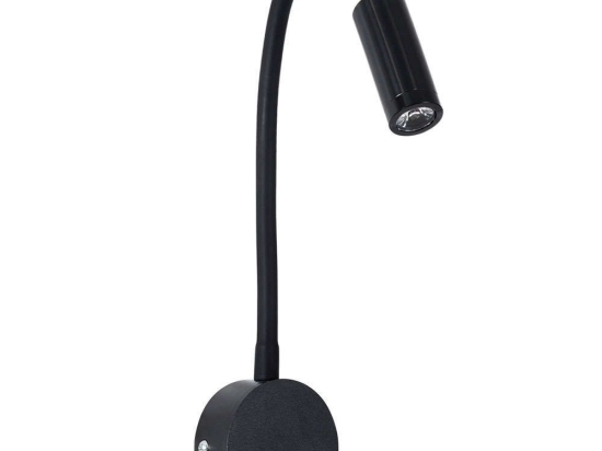 Φωτιστικό Τοίχου - Απλίκα Goose 60878 6,5x15x24,5cm Led 300lm 3W 4500K Black Globostar