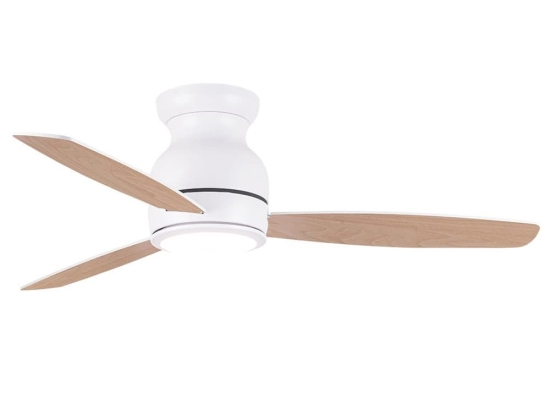 Ανεμιστήρας Οροφής Με Φως 01418 3000K, 4000K, 5000K 132x28cm White-Pine Luma Διάμετρος 132cm