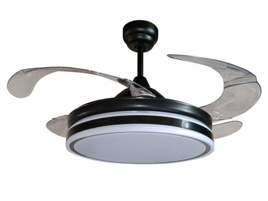 Ανεμιστήρας Οροφής Με Φως 01420 3000K, 4000K, 5000K 107x32cm Black Luma Διάμετρος 107cm