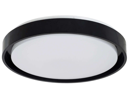 Φωτιστικό Οροφής-Πλαφονιέρα Barchetta 61046-1 Φ48cm Με Τηλεχειριστήριο Dim Led 8306lm 72W Black GloboStar