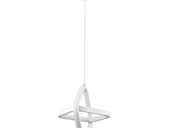 Φωτιστικό Οροφής Rose 61065 Led 22W  24x22x24cm White GloboStar Αλουμίνιο