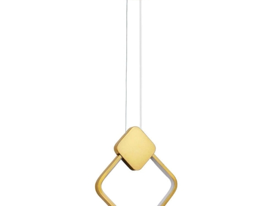 Φωτιστικό Οροφής Mary 61084 Led 12W 20x2,3x28,5cm Gold GloboStar
