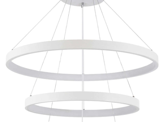 Φωτιστικό Οροφής Nemesis Trio 61171 Φ40/60/80cm Με Τηλεχειριστήριο Dim Led 14723lm 120W White GloboStar