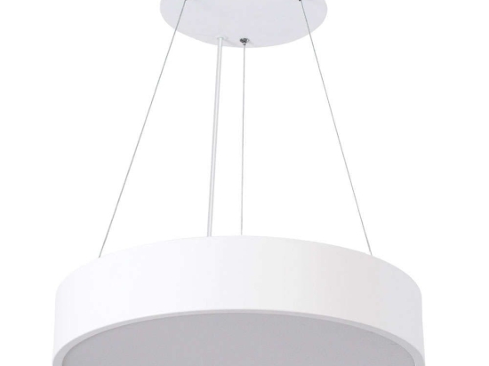 Φωτιστικό Οροφής Με Τηλεχειριστήριο Burton 61201-P Φ40cm Dim Led 7370lm 67W White Globostar