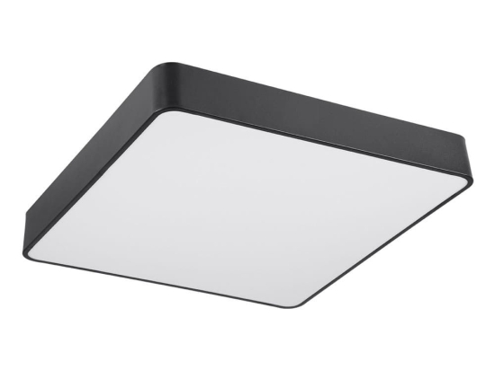 Φωτιστικό Οροφής Πλαφονιέρα Kamala 61208-S Led 75W 60x60x8cm Black GloboStar