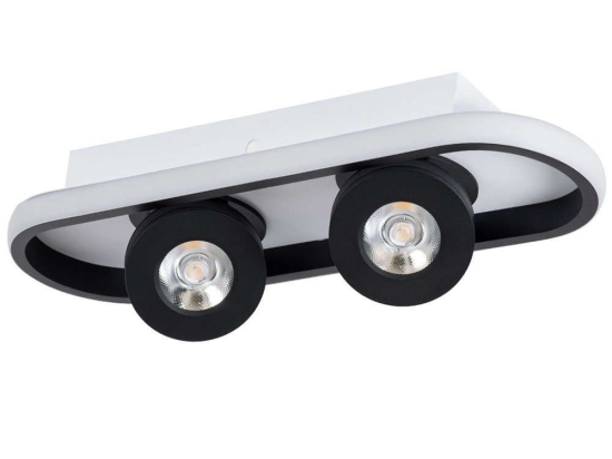 Φωτιστικό Οροφής - Σποτ Nespo 61212 40x13x6,5cm Led 4032lm 36W Black Globostar