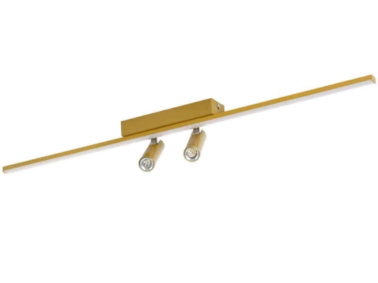 Φωτιστικό Οροφής - Σποτ Γραμμικό Baretti 61228 80x5,5x5cm Dim Led 2688lm 24W Gold GloboStar