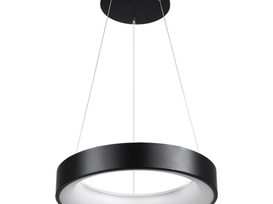 Φωτιστικό Οροφής Πλαφονιέρα Salem 61241 Led 75W Φ45cm Black GloboStar