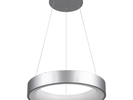 Φωτιστικό Οροφής Πλαφονιέρα Salem 61242 Led 75W Φ45cm Silver GloboStar