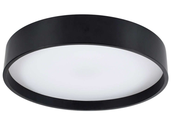 Φωτιστικό Οροφής-Πλαφονιέρα Narnia 61257 Φ45x8cm Με Τηλεχειριστήριο Dim Led 8625lm 75W Black GloboStar