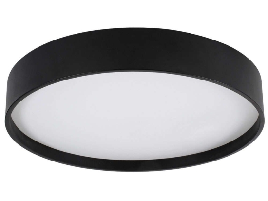 Φωτιστικό Οροφής-Πλαφονιέρα Narnia 61259 Φ60x10cm Με Τηλεχειριστήριο Dim Led 11500lm 100W Black GloboStar