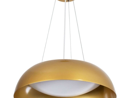 Φωτιστικό Οροφής Anatolia 61268 Φ43cm Με Τηλεχειριστήριο Dim Led 6900lm 60W Gold GloboStar