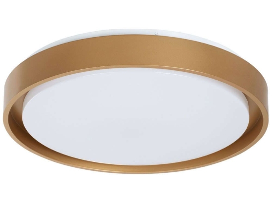 Φωτιστικό Οροφής-Πλαφονιέρα Barchetta 61399-S Φ48cm Με Τηλεχειριστήριο Dim Led 8306lm 72W Gold GloboStar