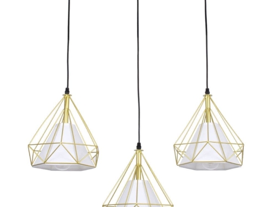 Φωτιστικό Οροφής Eiffel 61571 E27 68x25x130cm Gold GloboStar