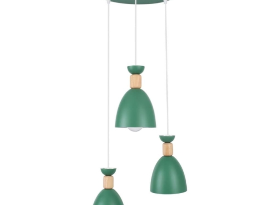 Φωτιστικό Οροφής Ava 61575 E27 35x130cm Green GloboStar