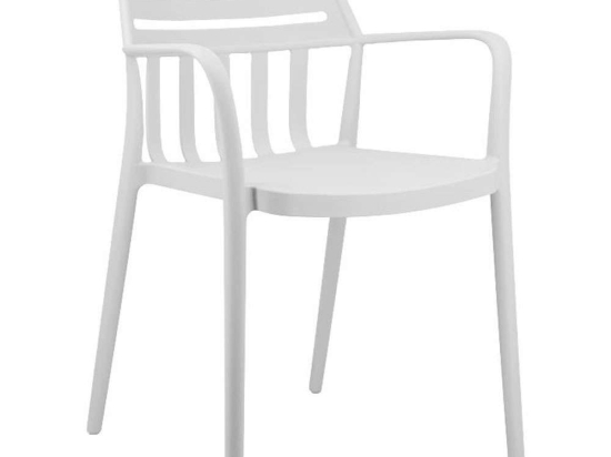 Πολυθρόνα Eviana 625-124-023 53x56x81cm White