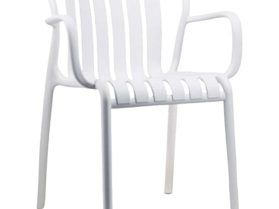 Πολυθρόνα Freya 625-224-032 54x60x79cm White