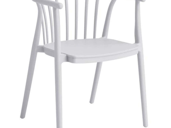 Πολυθρόνα Mira 625-224-035 51x56x77cm White