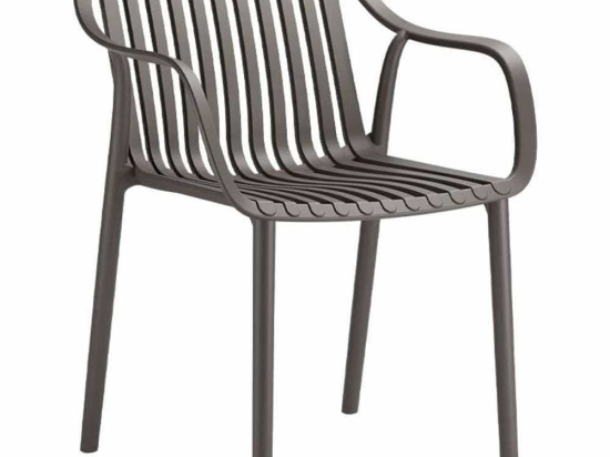 Πολυθρόνα Malva 637-124-002 58x54x78cm Grey