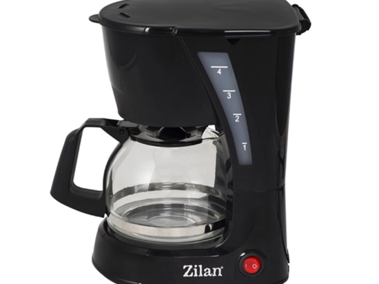 Καφετιέρα Φίλτρου 600ml ZLN7887 19.0x15.0x25.5cm Black Zilan ABS